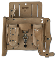 Proto® Leather Extra Capacity 14-Pocket Electrician's Pouch - Apex Tool & Supply