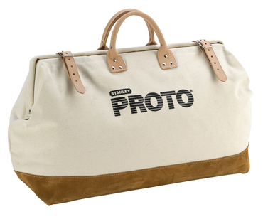 Proto® Extra Heavy Duty Polyester Leather Reinforced Tool Bag - 24" - Apex Tool & Supply