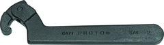 Proto® Adjustable Hook Spanner Wrench 4-1/2" to 6-1/4" - Apex Tool & Supply