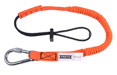 Proto® Elastic Lanyard With Screw Gate Carabiner - 15 lb. - Apex Tool & Supply