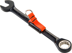 Proto® Tether-Ready Black Chrome Combination Non-Reversible Ratcheting Wrench 11 mm - Spline - Apex Tool & Supply
