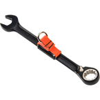 Proto® Tether-Ready Black Chrome Combination Reversible Ratcheting Wrench 11/16" - Spline - Apex Tool & Supply