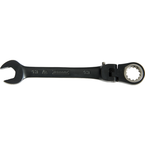 Proto® Black Chrome Combination Locking Flex-Head Ratcheting Wrench 15 mm - Spline - Apex Tool & Supply