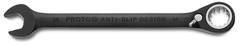 Proto® Black Chrome Combination Reversible Ratcheting Wrench 14 mm - Spline - Apex Tool & Supply