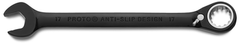Proto® Black Chrome Combination Reversible Ratcheting Wrench 17 mm - Spline - Apex Tool & Supply