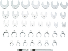 Proto® 1/2" Drive 39 Piece Flare Nut Crowfoot Wrench Set - Apex Tool & Supply