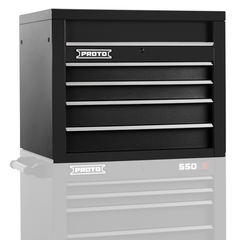 Proto® 550S 34" Top Chest - 4 Drawer, Dual Black - Apex Tool & Supply