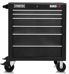 Proto® 550S 34" Roller Cabinet - 6 Drawer, Dual Black - Apex Tool & Supply