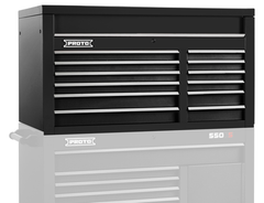 Proto® 550S 50" Top Chest - 12 Drawer, Dual Black - Apex Tool & Supply