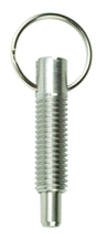 Pull Ring Retractable 1/2-13, Locking without Locking Element, Stainless Steel - Apex Tool & Supply