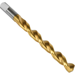 #20 Precision Twist Drill HSS TiN QC 135 Jobber Drill ANSI Series QC21G E-code # QC21GN20 - Apex Tool & Supply