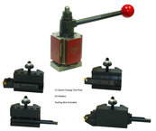 Quadra Index Std Tool Post & Holder Set - Series QITP50 - Apex Tool & Supply