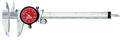 #R120A-6 - 0 - 6'' Measuring Range (.001 Grad.) - Dial Caliper with Letter of Certification - Apex Tool & Supply