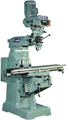 Electronic Variable Speed Vertical Mill UL - R-8 Spindle - 9 x 49'' Table Size - 3HP - 3PH - 220V Motor - Apex Tool & Supply