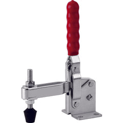 600 lbs U-Bar Flanged Base Vertical Hold-Down Clamp - Apex Tool & Supply