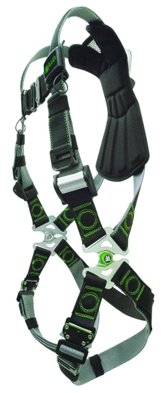 Miller Revolution Harness w/Dualtech Webbing; Quick Connect Chest & Leg Straps; Cam Buckles;ErgoArmor Back Shield & Stand Up Back D-Ring - Apex Tool & Supply