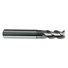 4mm Dia. - 57mm OAL - 3 FL Variable Helix Bright Carbide End Mill - Apex Tool & Supply
