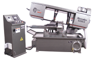 Dual Mitering Horizontal Bandsaw - 13 x 18"; 3HP; 220/440V; 3PH - Apex Tool & Supply