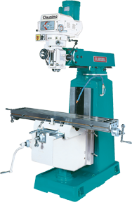 Vertical Mill - R-8 Spindle - 9 x 49'' Table Size - 3HP Motor - Apex Tool & Supply