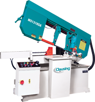 Horizontal Mitre Bandsaw-Semi-Automatic - #MS1318SA; 13'' Capacity; 3HP Motor - Apex Tool & Supply