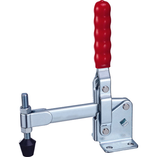 750 lbs Solid Bar Flanged Base Vertical Hold-Down Clamp - Apex Tool & Supply