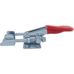 360 lbs U-Hook Flanged Base Latch Clamp Stainless Steel - Apex Tool & Supply
