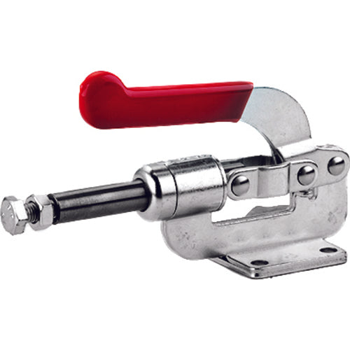 800 lbs 3/8-16 Flanged Base Straight Line Clamp - Apex Tool & Supply