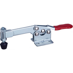 200 lbs Solid Bar Flanged Base Horizontal Hold-Down Clamp - Apex Tool & Supply