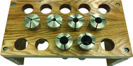 R8 Round Collet Set - 1/8 to 3/4 x 8ths - Apex Tool & Supply