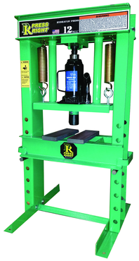 Hydraulic Shop Press - 12 Ton - Apex Tool & Supply