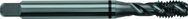 M12x1.75 D6 3 Flute Spiral Flute Semi-Bottoming Black Ring Tap-Steam Oxide - Apex Tool & Supply