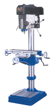 Cross Table Floor Model Drill Press - Model Number RF400HCR8 - 16'' Swing; 1-1/2HP, 3PH, 220/440V Motor - Apex Tool & Supply