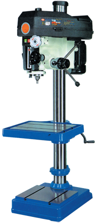 Square Table Floor Model Drill Press - Model Number RF400HSR8 - 16'' Swing; 1-1/2HP, 3PH, 220/440V Motor - Apex Tool & Supply