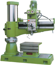 Radial Drill Press - #TPR1230 - 48-1/2'' Swing; 2HP, 3PH, 220V Motor - Apex Tool & Supply