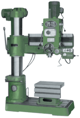 Radial Drill Press - #TPR720A - 29-1/2'' Swing; 2HP, 3PH, 220V Motor - Apex Tool & Supply