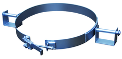 Galvanized Tilting Drum Ring - 30 Gallon - 1200 lbs Lifting Capacity - Apex Tool & Supply