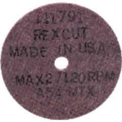 3″ × 1/16″ × 3/8″ - A36MTX - Aluminum Oxide Non-Reinforced Cut-Off Wheel - Apex Tool & Supply