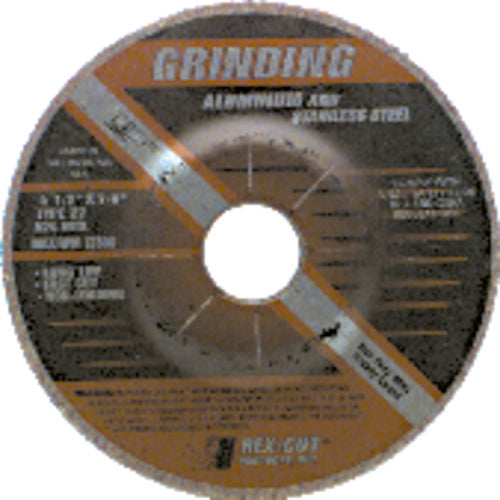 4 1/2″ × 1/4″ × 7/8″ - Aluminum Oxide A24MTX - Depressed Center Wheel - Apex Tool & Supply