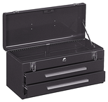 2-Drawer Portable Tool Chest - Model No.220B Brown 9.75H x 8.63D x 20.13''W - Apex Tool & Supply