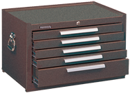 5-Drawer Mechanic's Chest w/ball bearing drawer slides - Model No.285XB Brown 16.63H x 18D x 27''W - Apex Tool & Supply