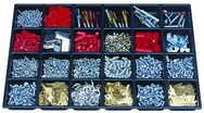 One-Piece ABS Drawer Divider Insert - 24 Compartments - For Use With Any 27" Roller Cabinet w/2" Drawers - Apex Tool & Supply