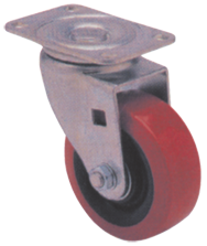 8'' Dia. - 2'' Width - Plexite - Swivel - 1000 lb Capacity - Apex Tool & Supply