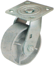 6'' Dia. - 3'' Width - Plexite - Swivel - 2200 lb Capacity - Apex Tool & Supply