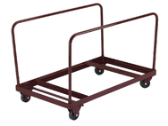 Folding Table Dolly - Vertical Holds 8 tables-1/8" Channel Steel Construction - Apex Tool & Supply