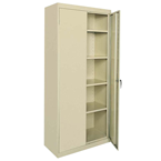 36 x 18 x 72" (Tropic Sand) - Storage Cabinet with Doors - Apex Tool & Supply