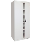 46 x 24 x 78" (Light Gray) - Transport Cabinet with Doors - Apex Tool & Supply