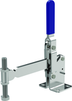 1200 lbs Solid Bar Flanged Base Vertical Hold-Down Clamp - Apex Tool & Supply