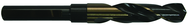 13/16" x 1/2" x 3" x 6" HSS - (M2) 118 Deg Split Point 3 Flat Gold & Black S & D Drill - Apex Tool & Supply