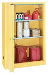 Flammable Liqiuds Storage Cabinet - #5445N 43 x 18 x 65'' (3 Shelves) - Apex Tool & Supply