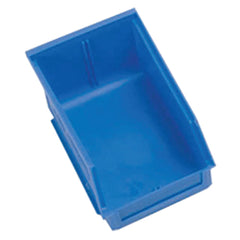 4 1/2″ × 7 1/4″D" × 5″ - Blue Plastic Bin - Apex Tool & Supply